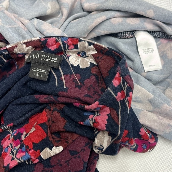 J Jill Petite Swing Dress Scoop Neck 3/4 Sleeves Wearever Women’s Plus xLP - Picture 4 of 11